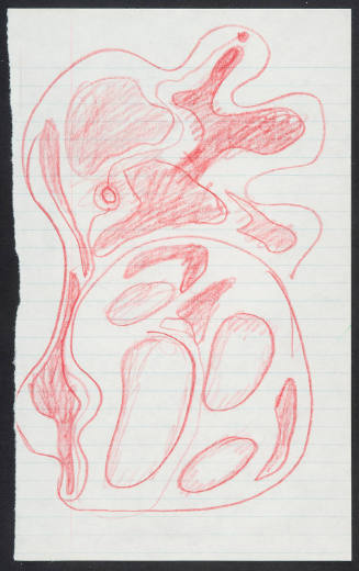 Preparatory drawing for "Pigeon"