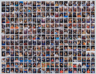 A Futile Attempt to Take a Portrait of Everyone Who Attended the Last Regular Season Game