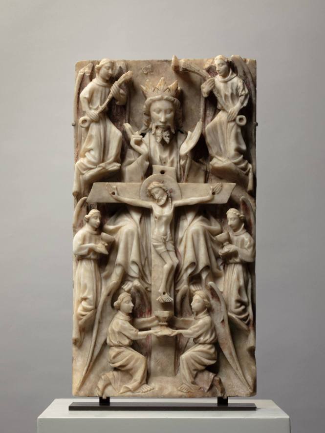 Altarpiece Panel: The Trinity with Angels