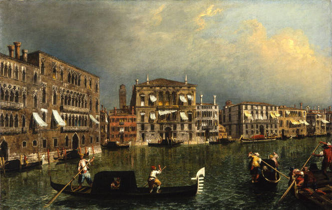 The Grand Canal at the [Rio di] Ca’ Foscari
