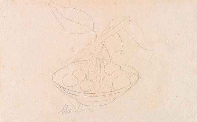 Cherries in a Dish