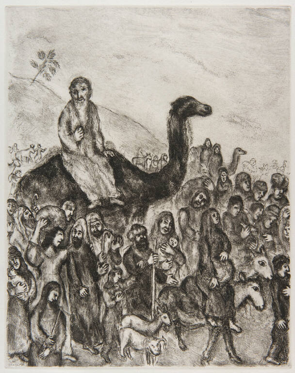 BIBLE I (plate 24): “Départ de Jacob pour l’Égypte”