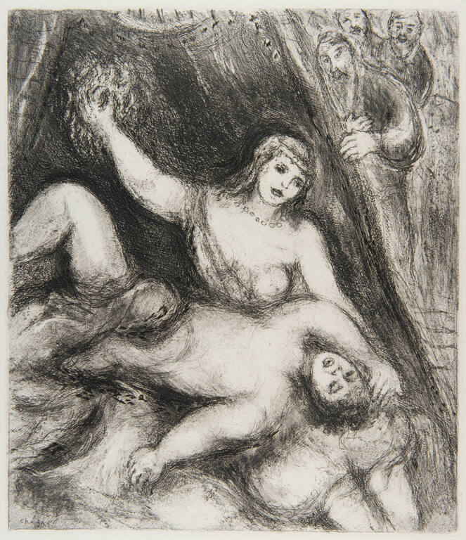 BIBLE I (plate 56): “Samson et Delila”