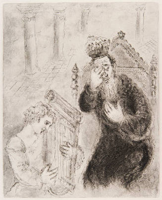 BIBLE II (plate 61): “Saül et David”