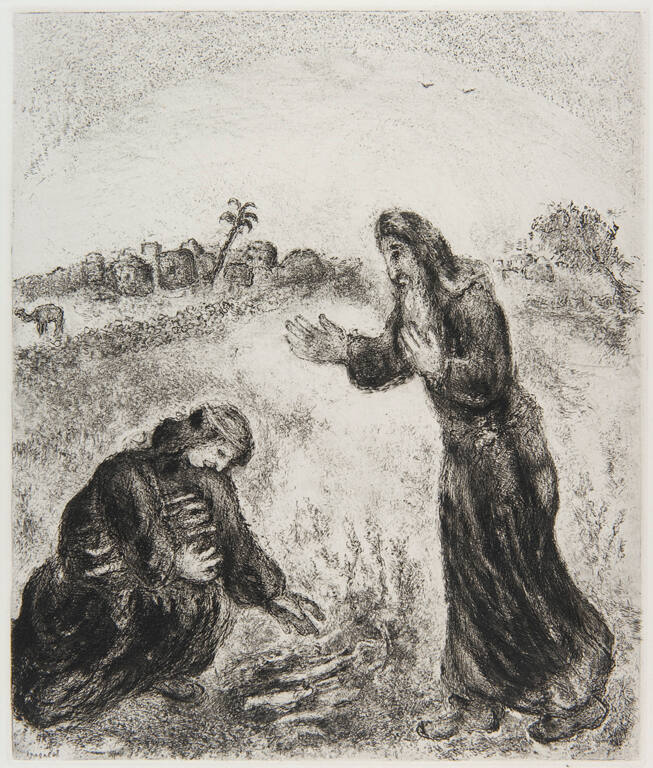 BIBLE II (plate 83): “Élie et la veuve de Sarepta”