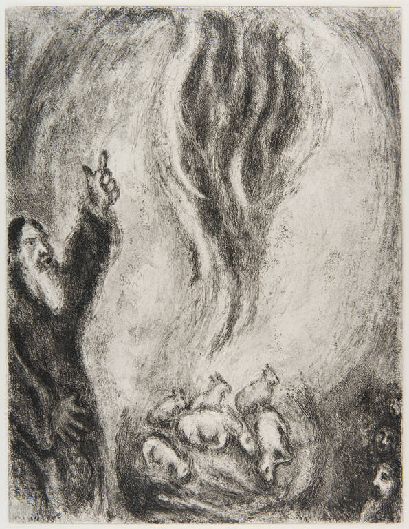 BIBLE II (plate 85): “L’oftrande d’ Élie”