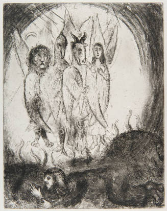 BIBLE II (plate 104): “Vision d’Ézéchiel”