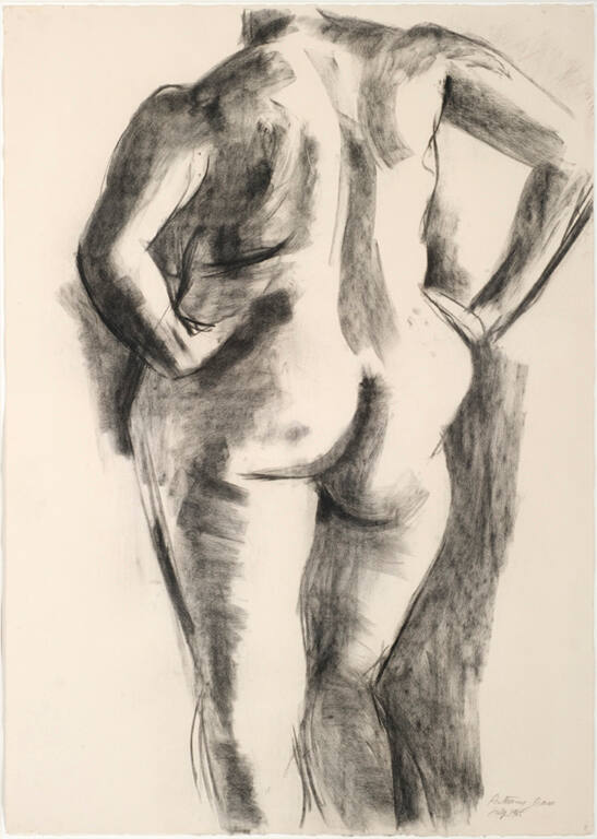 Untitled (Studio Nude - Back View), Figure #003-85