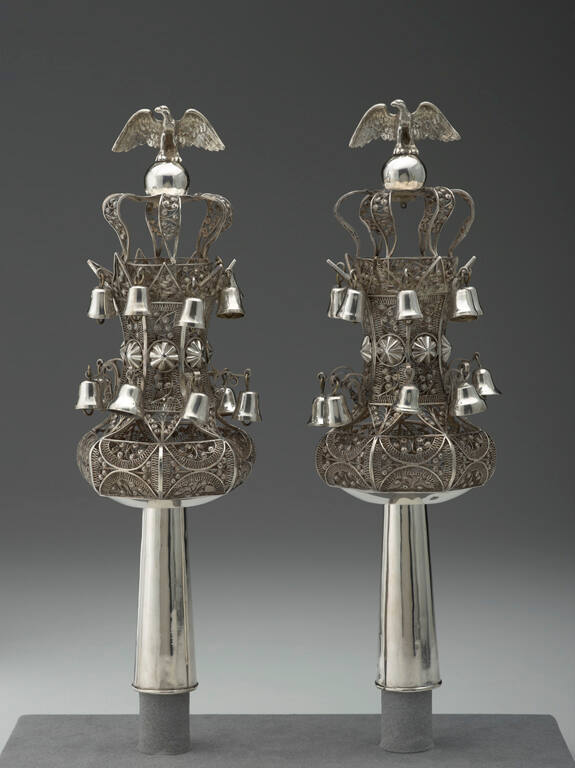 Pair of Torah Finials