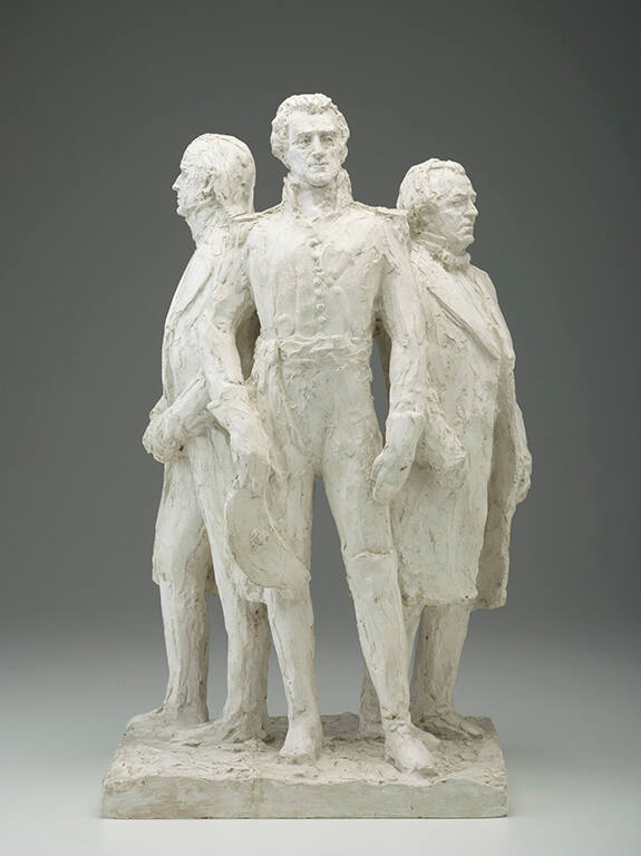 Study for a monument to Presidents Andrew Jackson, James K. Polk, and Andrew Johnson