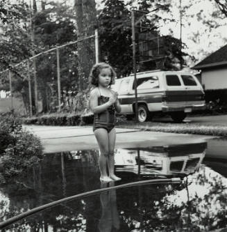 Morgan in the driveway, Monroe, Louisiana