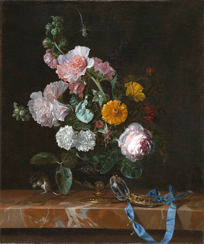 Vanitas Flower Still Life