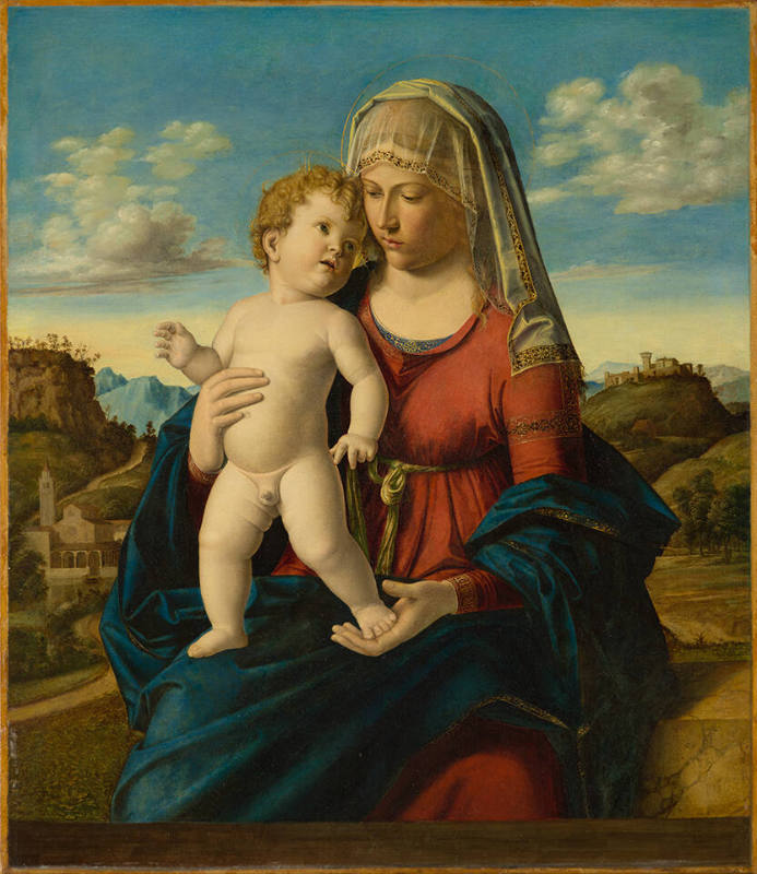 Virgin and Child in a Landscape