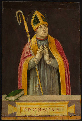 Predella panel of the high altarpiece for the Church of San Donato, Scopeto: St. Donatus