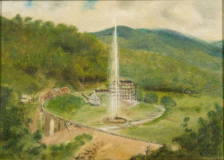 Round Knob Inn and the Fountain