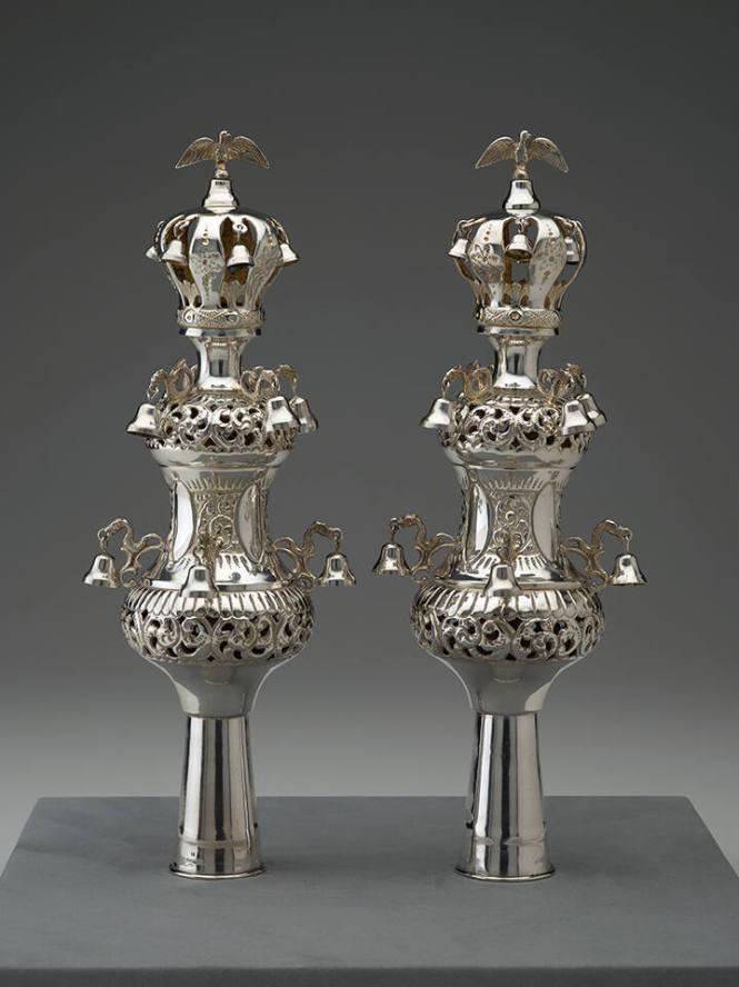 Pair of Torah Finials