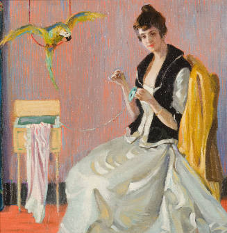 Woman Sewing