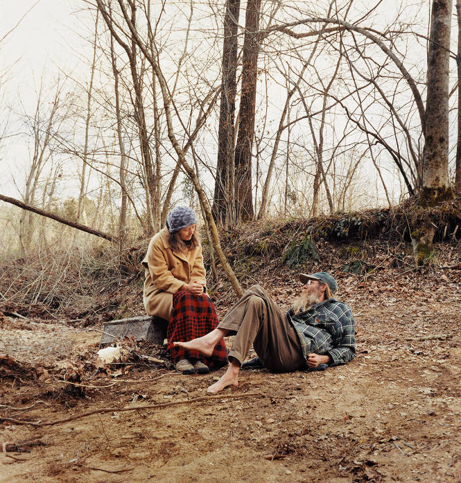 Jeff and Mary by Long Hungry Creek, Red Boiling Springs, Tennessee