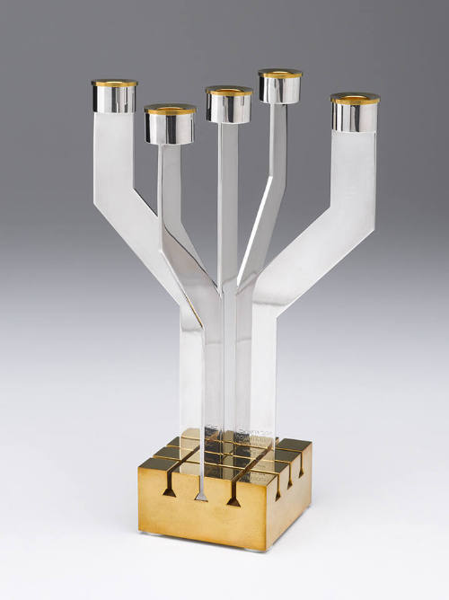 Sabbath and Festival Candelabrum ("Growing Candelabrum")