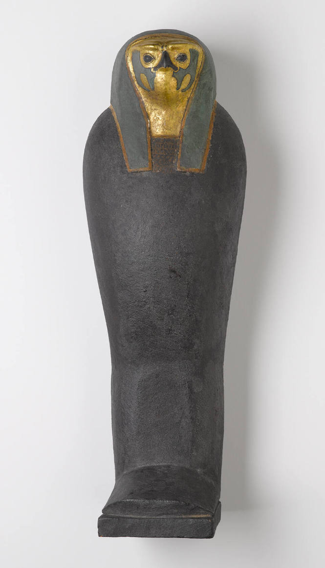 Falcon Coffin and Grain Mummy