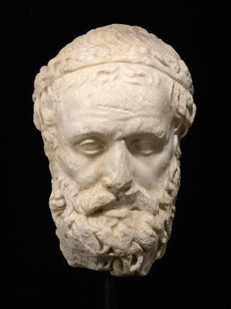 Portrait Head of a Greek Poet with a Laurel Wreath