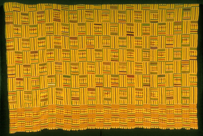 Man's Cloth in the Sika Fre Mogya ("Money Calls Blood") Pattern