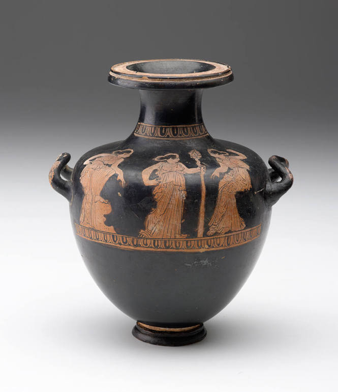 Hydria with maenads