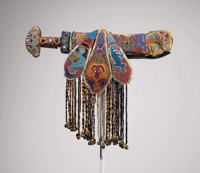 Udamalore and Èwu (Ceremonial Sword and Beaded Sheath)