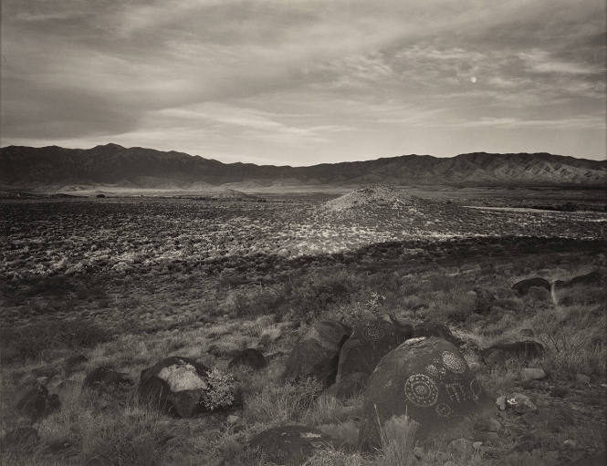 Moonrise at Three Rivers, New Mexico, 1976