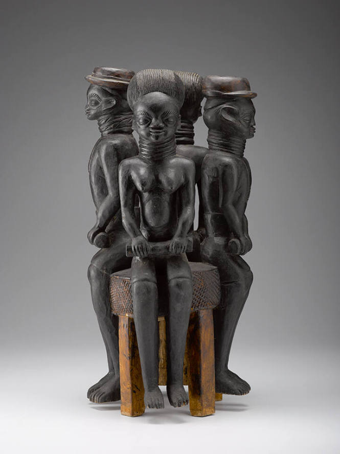 Seated Figural Group