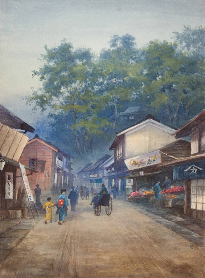 Untitled (village street, Japan)