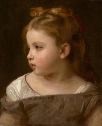 A Young Girl in Profile