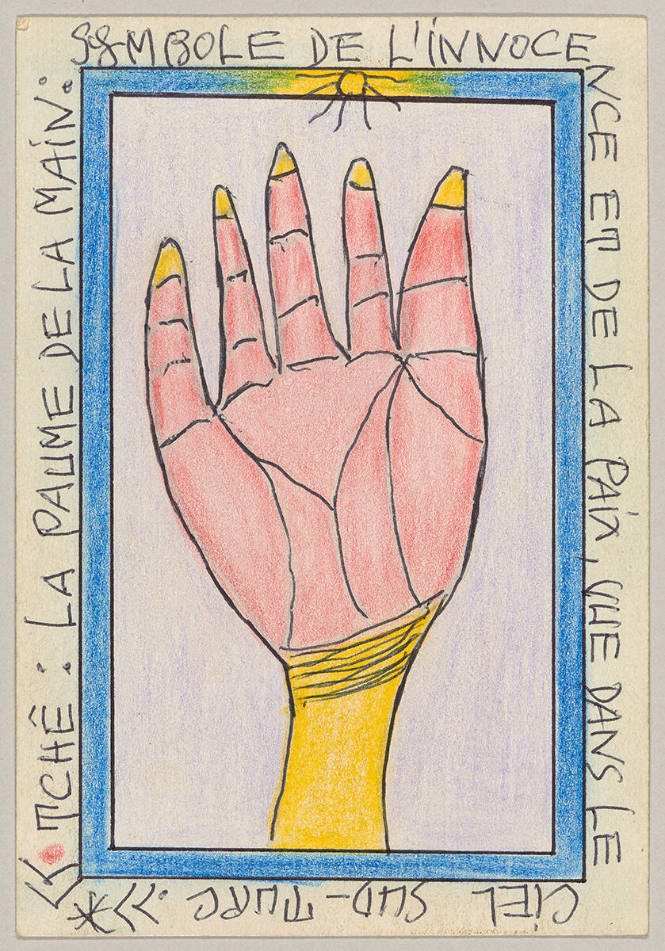 Tchê: La paume de la main: symbole de l’innocence et de la paix vue dans le ciel sud-turc (Tchê: the palm of the hand: symbol of the innocence and the peace seen in the Southern sky-Turkish)