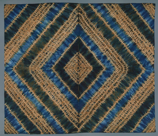 Indigo and Kola Nut Dyed Textile (gara)