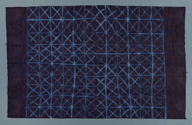 Indigo and Kola Nut Dyed Textile (gara)