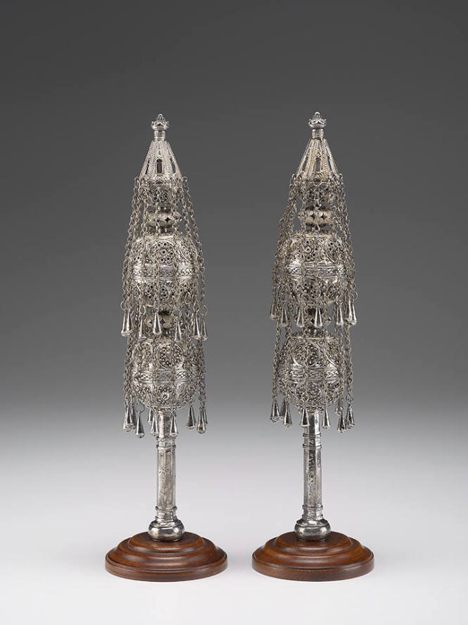 Pair of Torah Finials