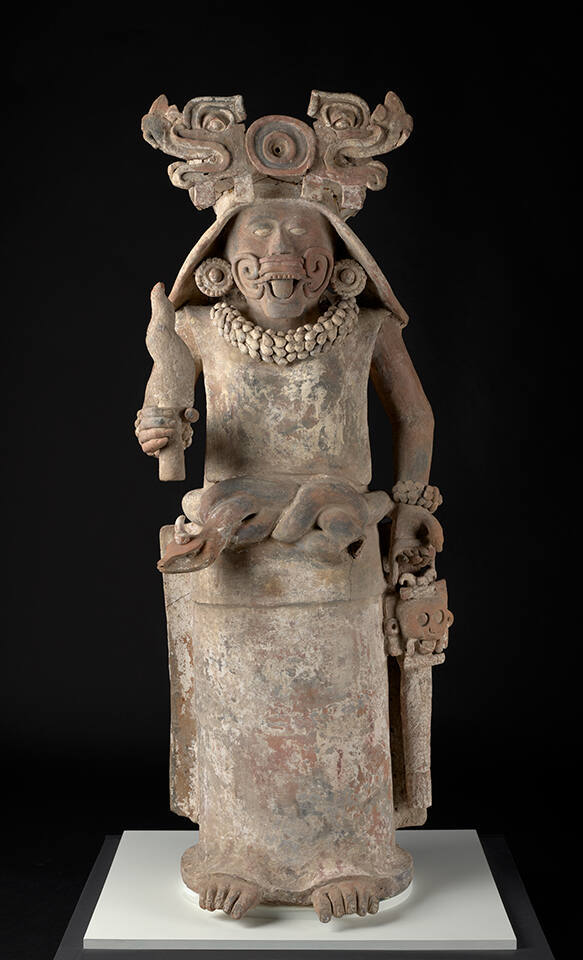 Standing Female Deity or Deity Impersonator