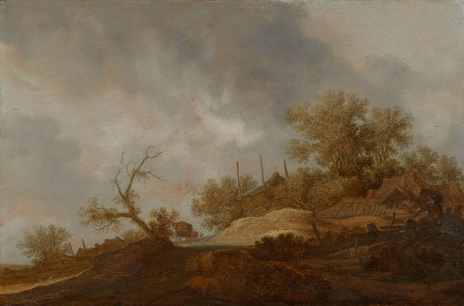 Landscape at the Edge of a Village