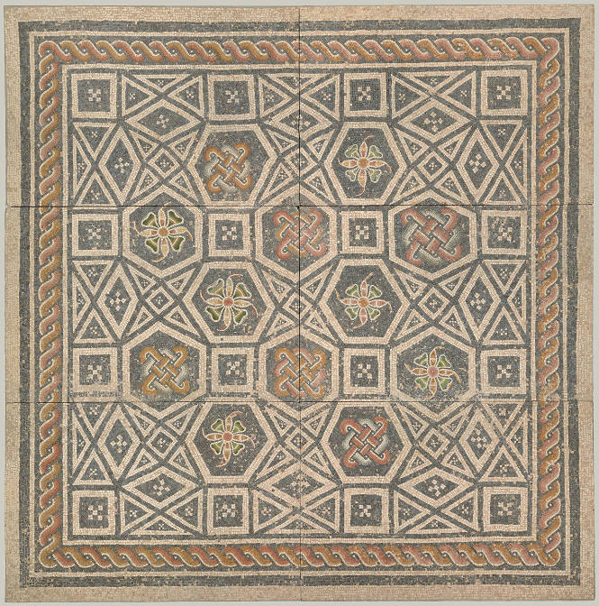 Polychrome Mosaic Pavement