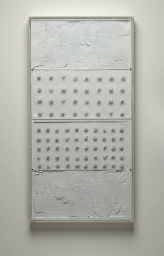 Plaster Letter Plaque