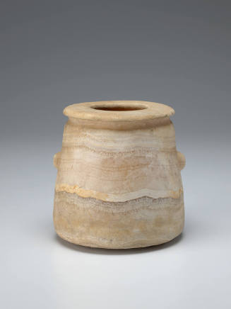 Large Travertine Jar