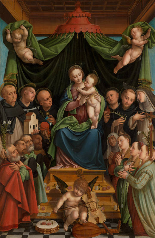 Confraternity Altarpiece: Madonna of the Rosary – Works – North