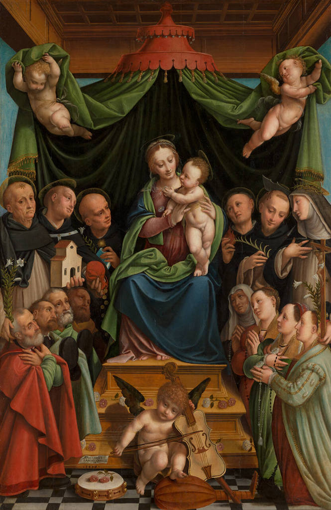 Confraternity Altarpiece: Madonna of the Rosary