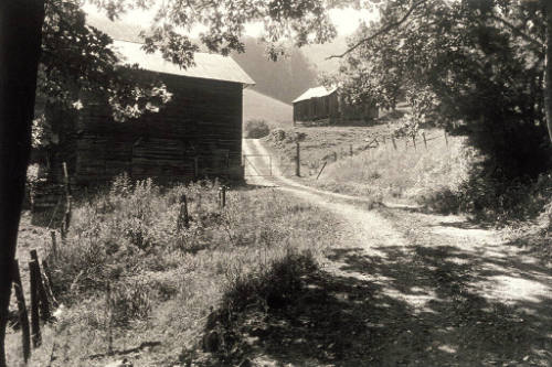 On the road to Robert and Jane's house, Madison County, NC