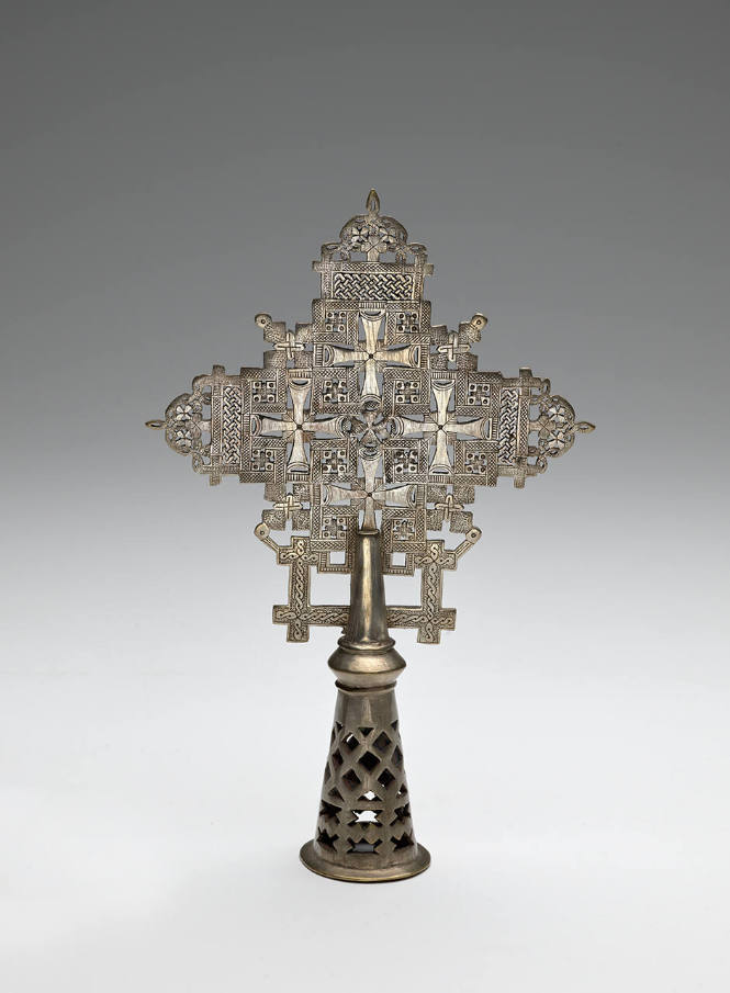 Ethiopian Orthodox Tewahedo Christian Processional Cross