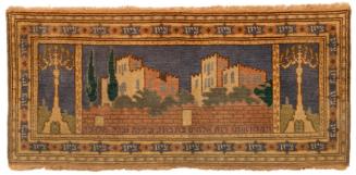 Carpet Depicting the Bezalel Building