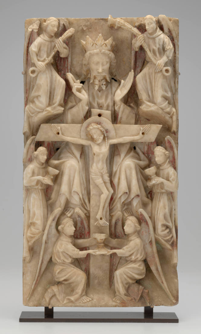 Altarpiece Panel: The Trinity with Angels