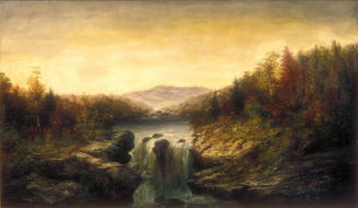 Landscape with Waterfall