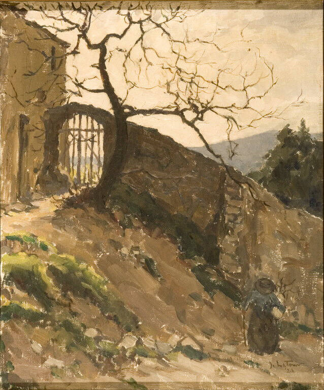 Landscape with Peasant