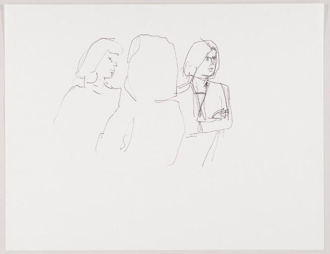 Study for "Six Women"